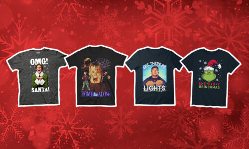 Top 10 Most Iconic Christmas Movie Characters on T-Shirts